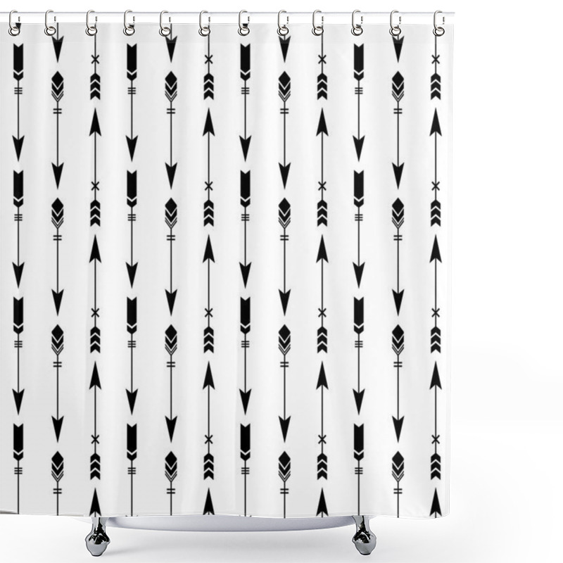 Personality  Aztec Arrows Seamless Pattern. Shower Curtains