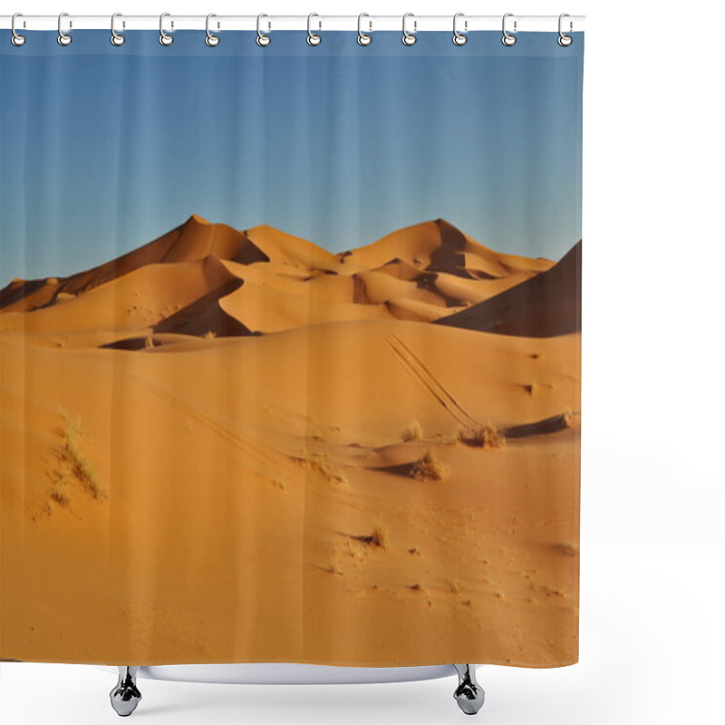 Personality  Merzouga Desert In Morocco Shower Curtains