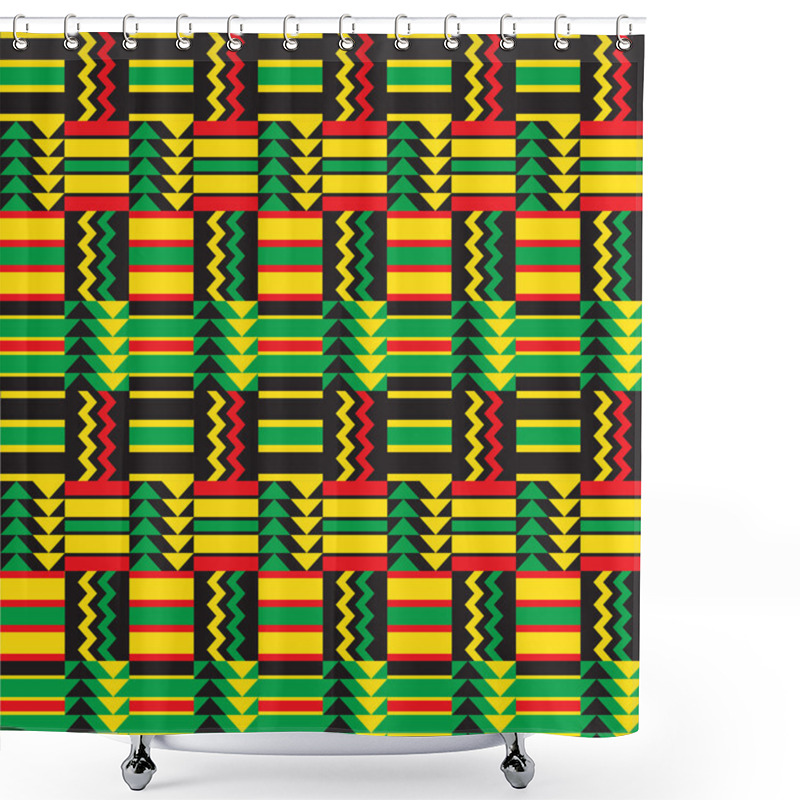 Personality  African Zig Zag Pattern Shower Curtains