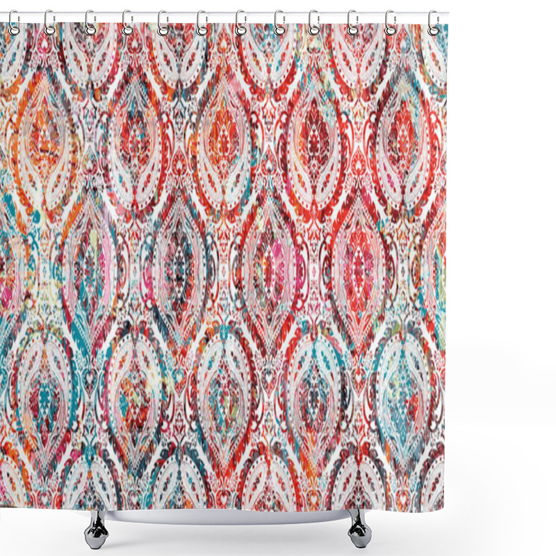 Personality  Carpet And Rugs Textile Design With Grunge And Distressed Texture Repeat Pattern  Shower Curtains