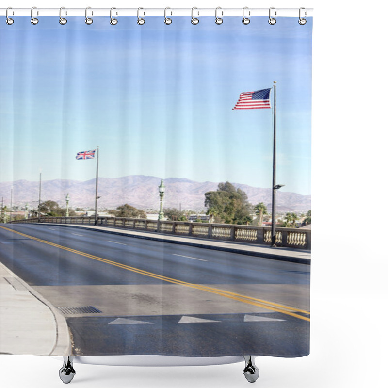 Personality  London Bridge California Shower Curtains