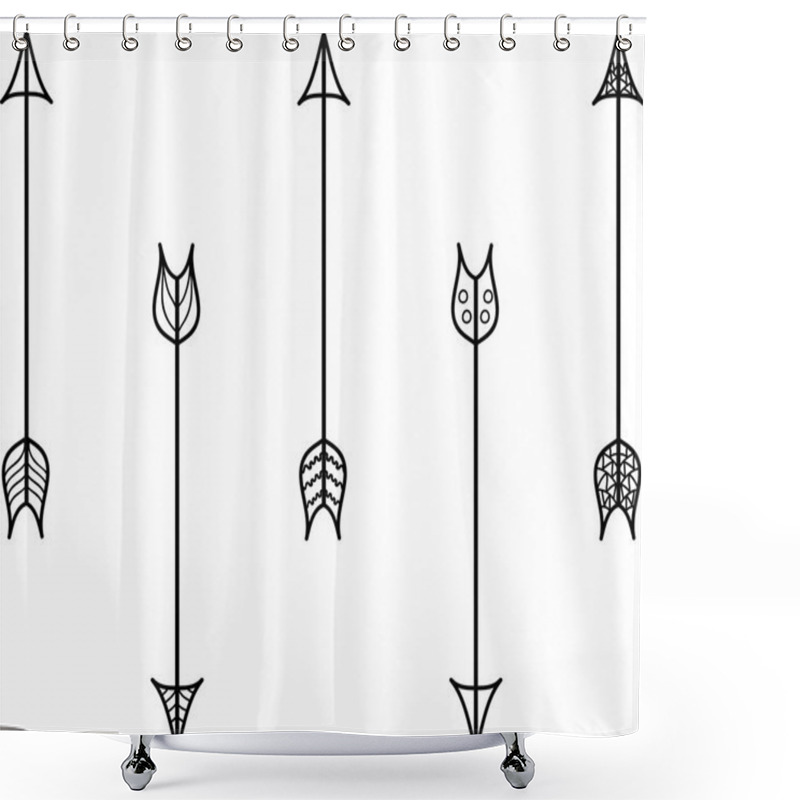 Personality  South Western Arrows Set Shower Curtains