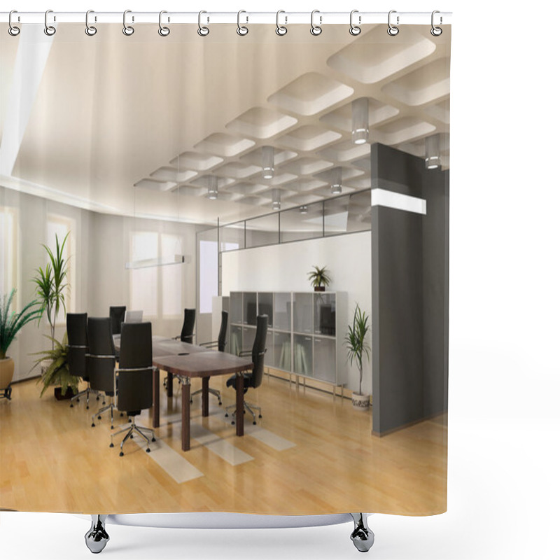 Personality  The Modern Office Shower Curtains