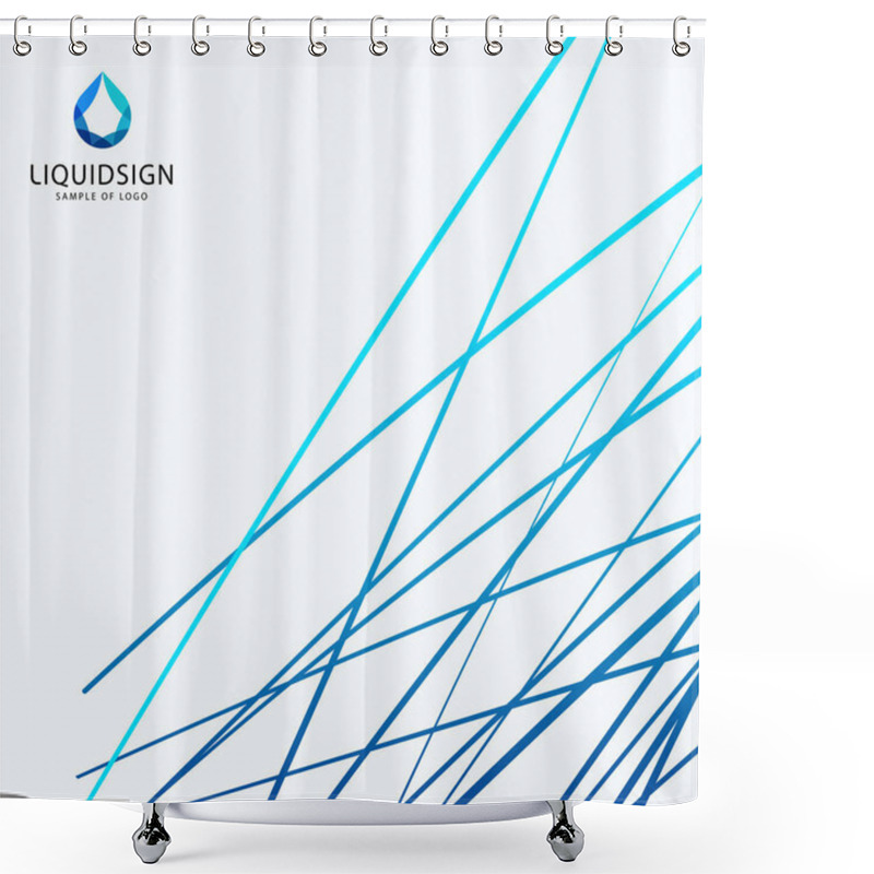 Personality  Abstract Vector Design Elements For Graphic Template Shower Curtains