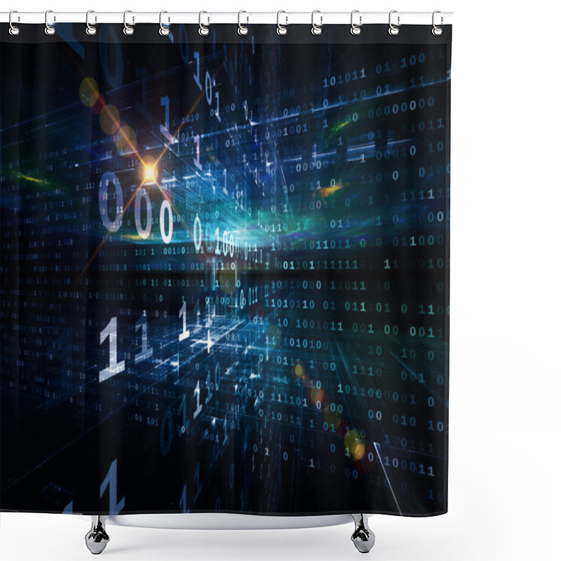 Personality  Reality Of Numbers Shower Curtains