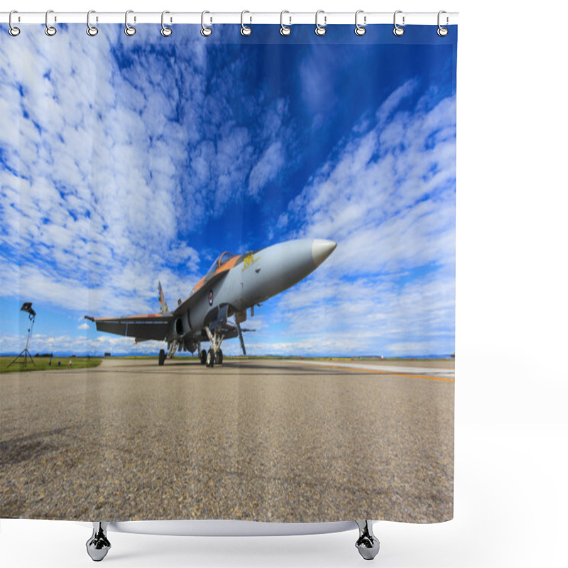 Personality  F-18 Fighter Shower Curtains