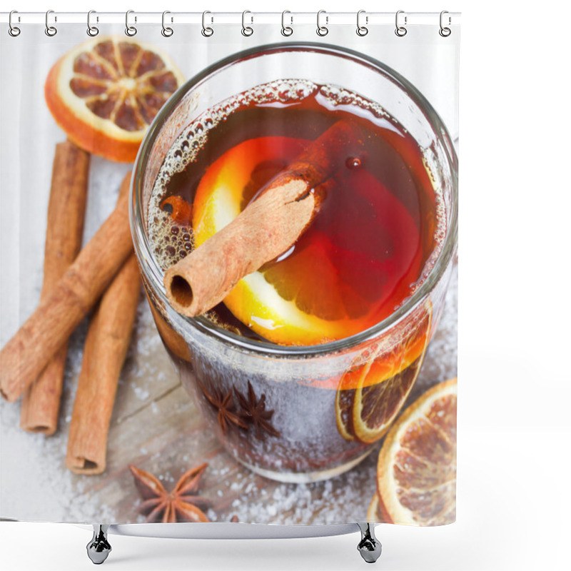 Personality  Mulled Wine Shower Curtains