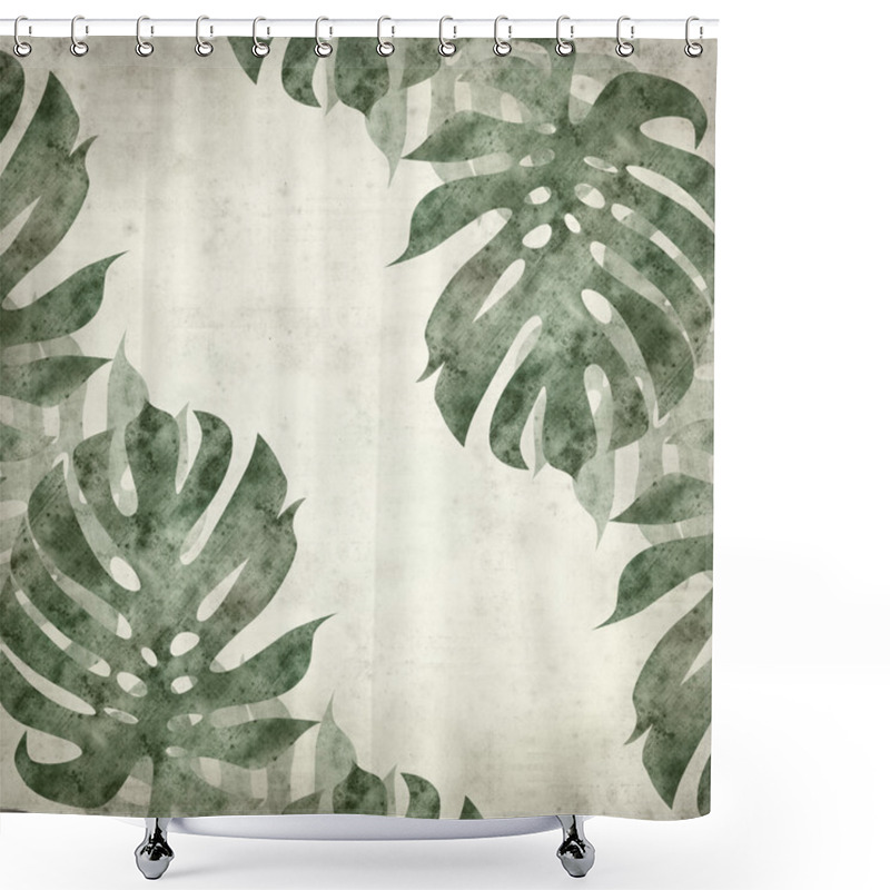 Personality  Textured Old Paper Background   Shower Curtains