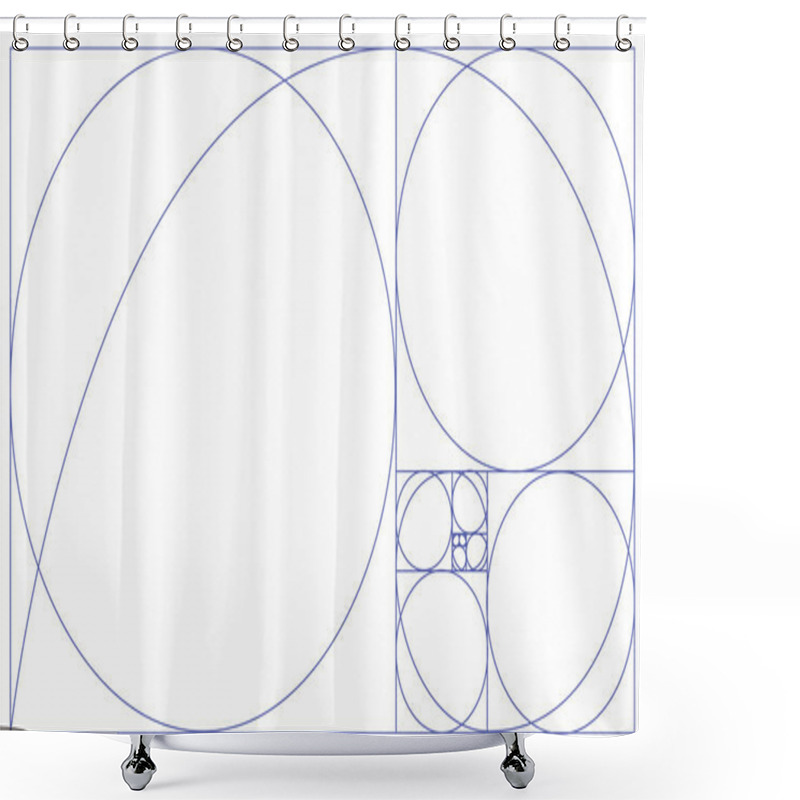 Personality  Divine Proportions Shower Curtains