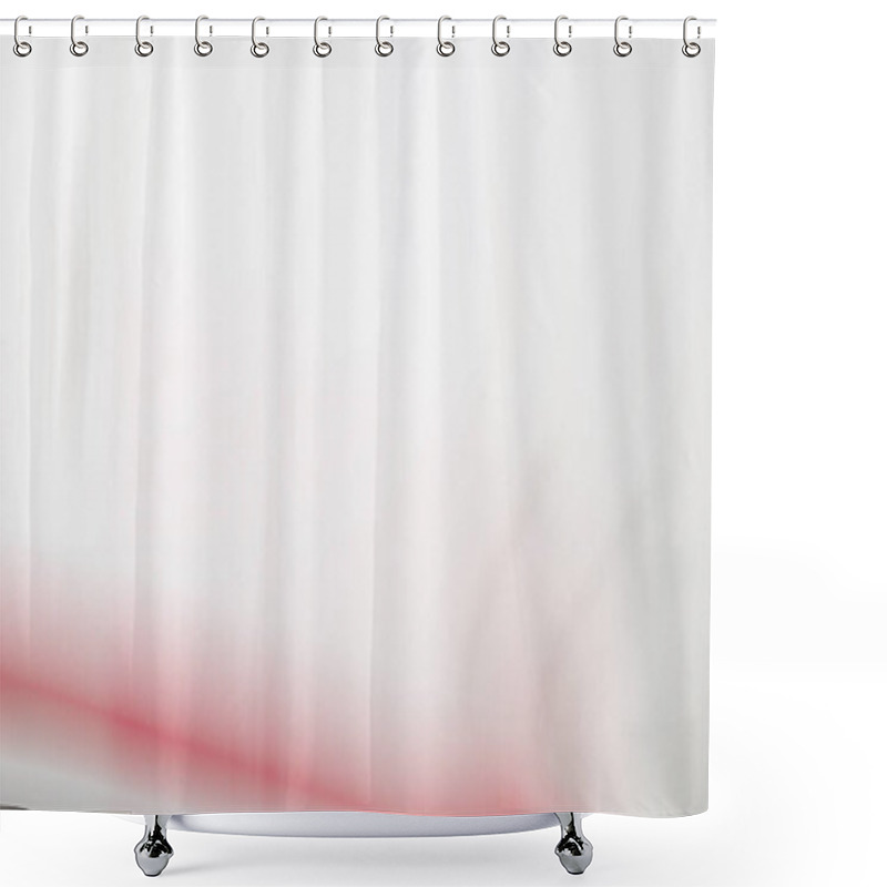 Personality  Background Of Vertical Wavy Lines Of Pastel Abstract Shower Curtains