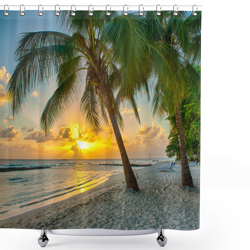 Personality  Barbados Shower Curtains