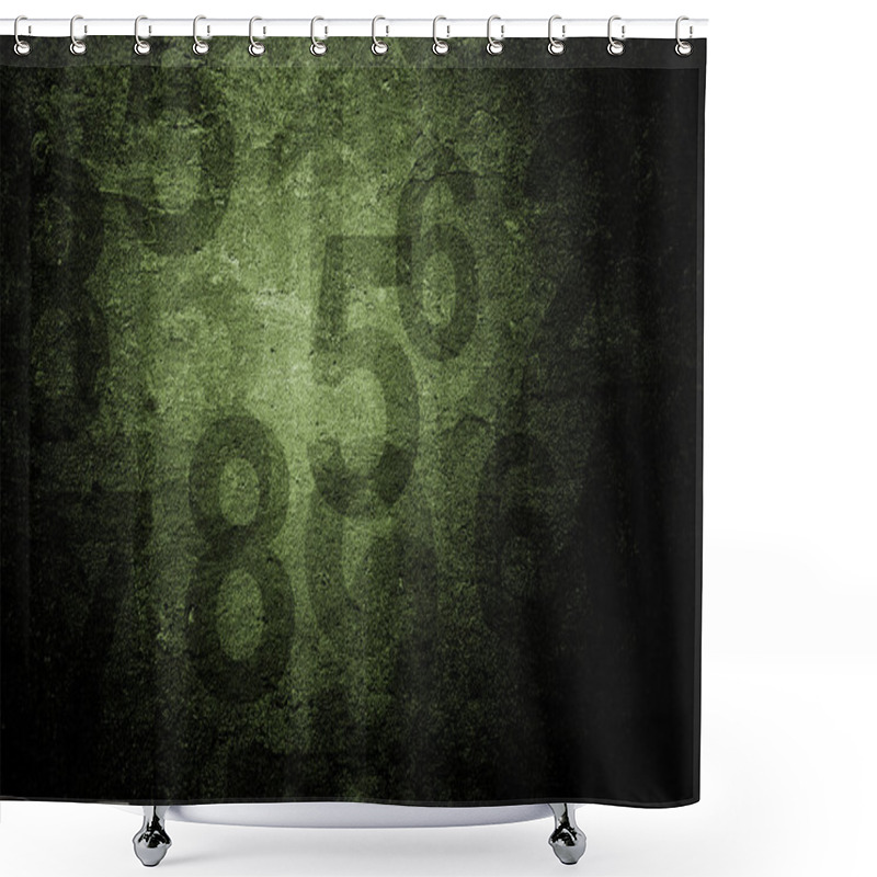 Personality  Cement Wall Background Shower Curtains