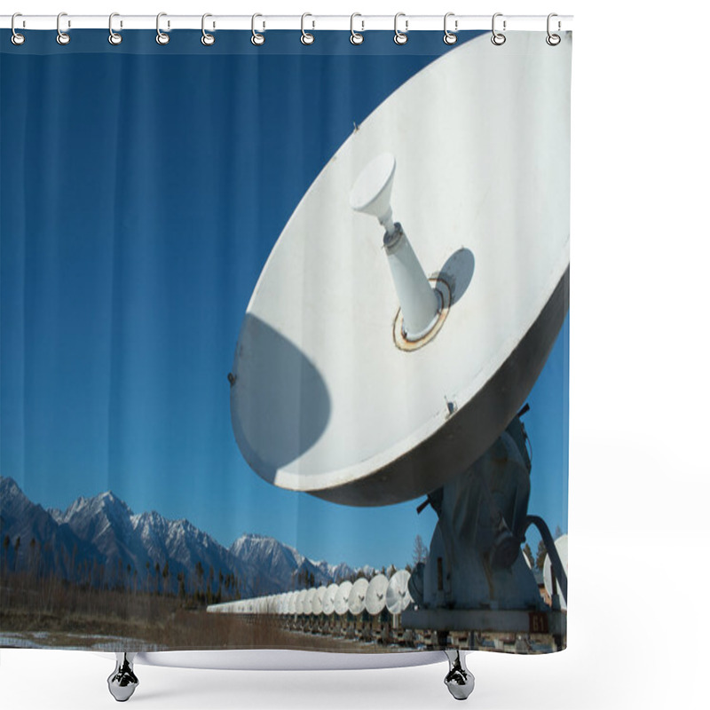 Personality  Solar Radio Telescope Shower Curtains