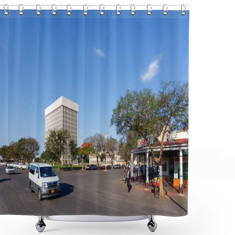 Personality  Street In Bulawayo City, Zimbabwe Shower Curtains