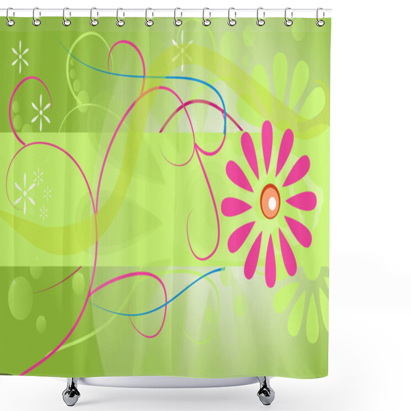 Personality  Abstract Art Background Shower Curtains