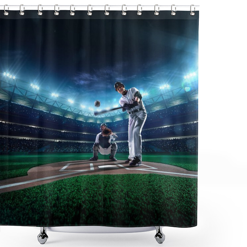 Personality  Professional Baseball Players On  Grand Arena Shower Curtains