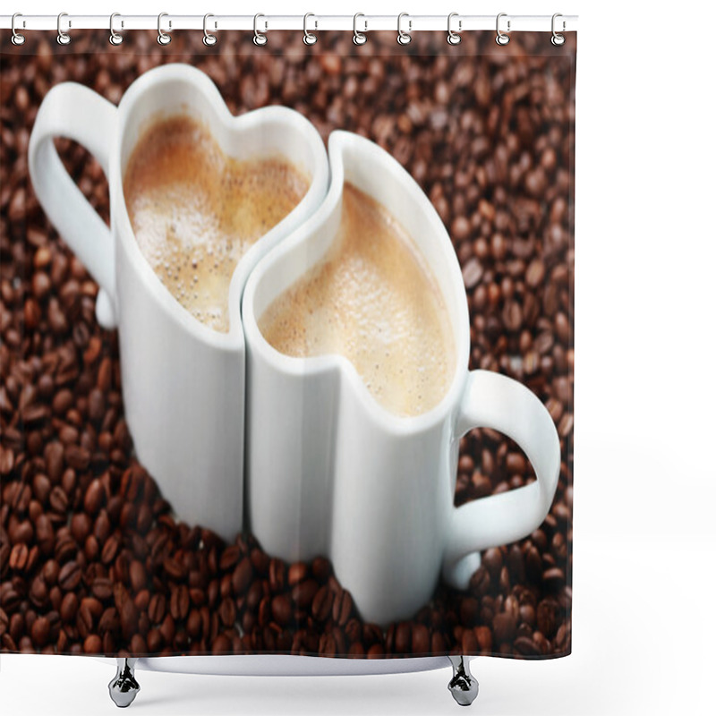 Personality  Coffee With Love Shower Curtains