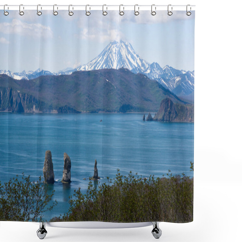 Personality  Landscape On Kamchatka Shower Curtains