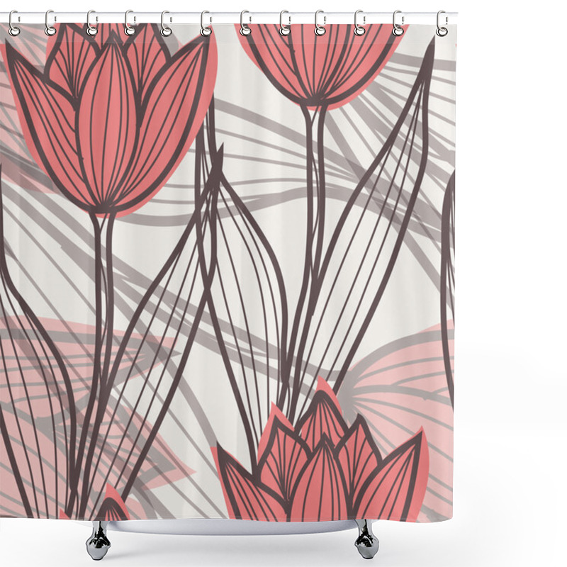 Personality  Seamless Pattern Shower Curtains