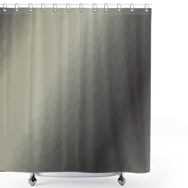 Personality  Creative Prismatic Background With Polygonal Pattern Shower Curtains