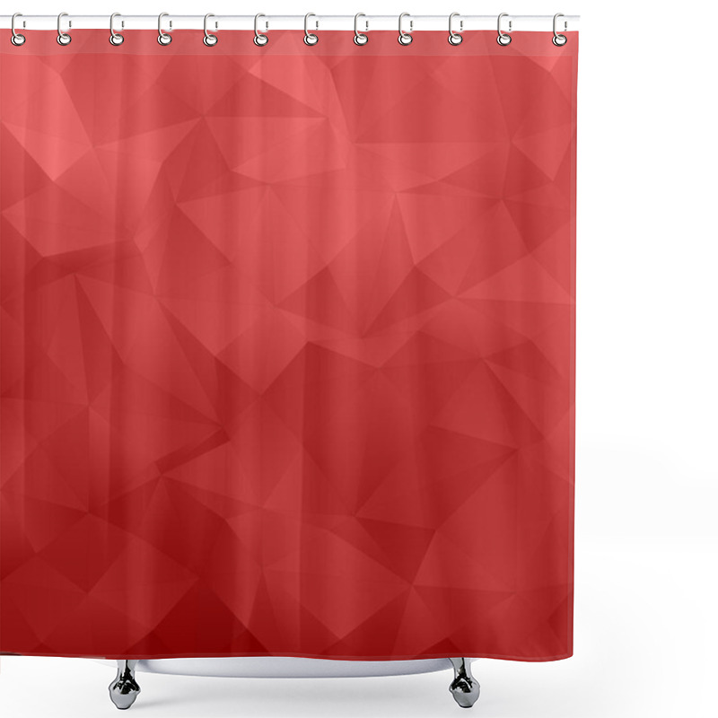 Personality  Red Abstract Background Shower Curtains