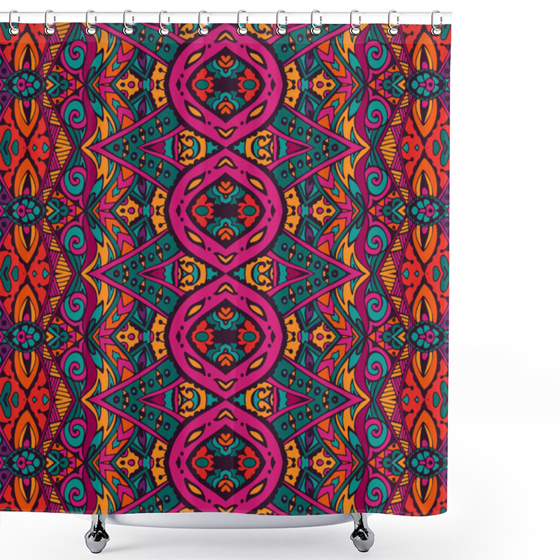 Personality  Seamless Ethnic Tribal Indianl Geometric Print Shower Curtains