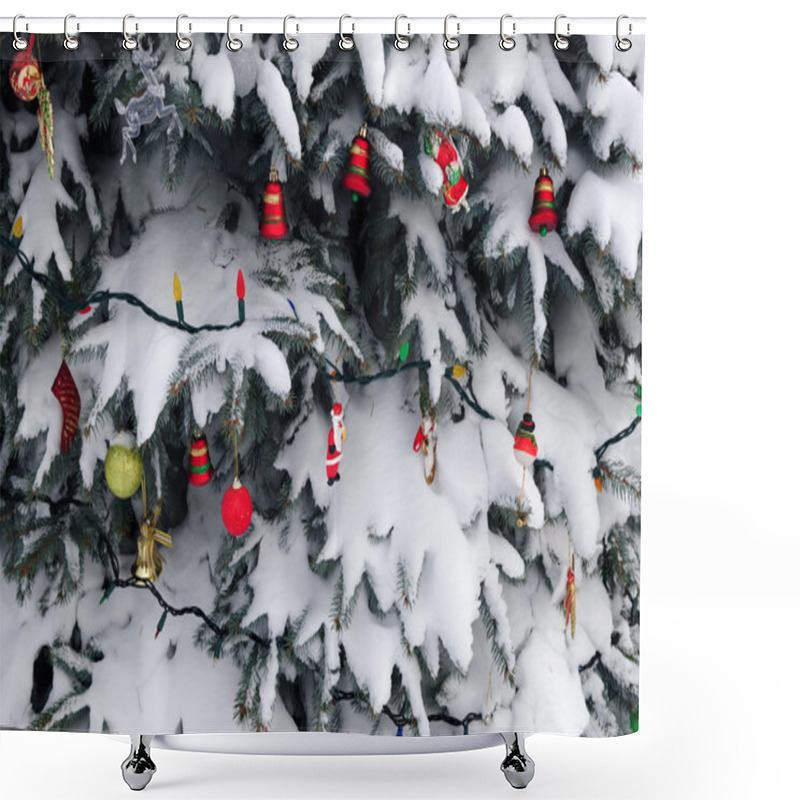 Personality  Christmas Decorations Shower Curtains