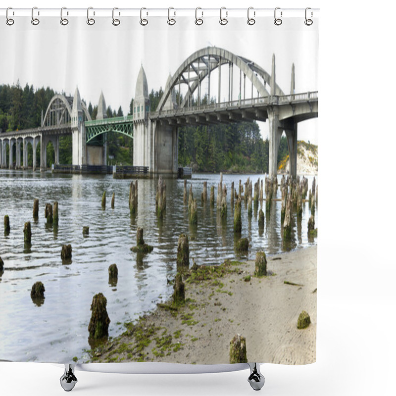 Personality  Bridge Crossings, Florence OR. Shower Curtains