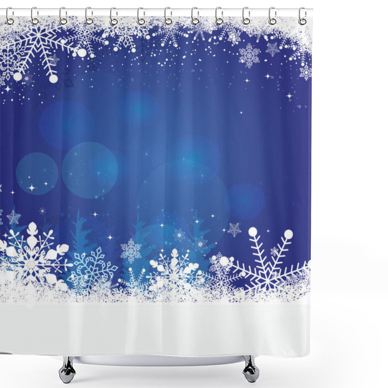 Personality  Card Merrychristmas Shower Curtains