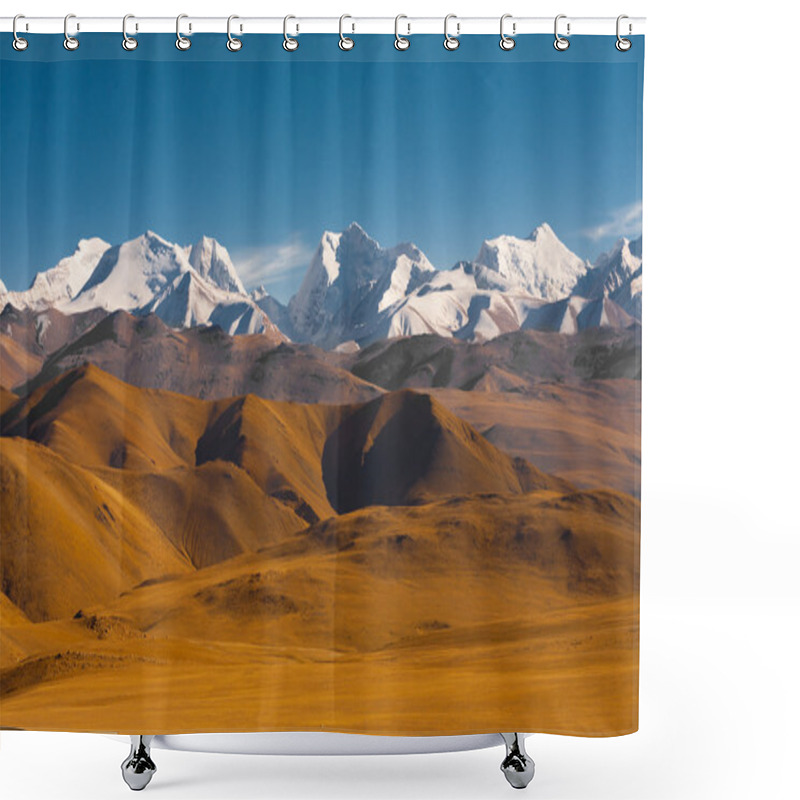 Personality  Mountainous Terrain Himalayas Border Nepal Tibet Shower Curtains