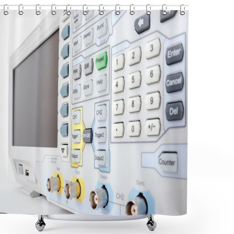 Personality  Professional Modern Test Equipment - Analyzer Shower Curtains