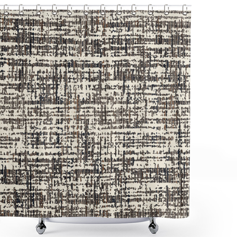 Personality  Modern Geometry And Decor Repeat Pattern On A Creative Texture Surface With High-definition Shower Curtains