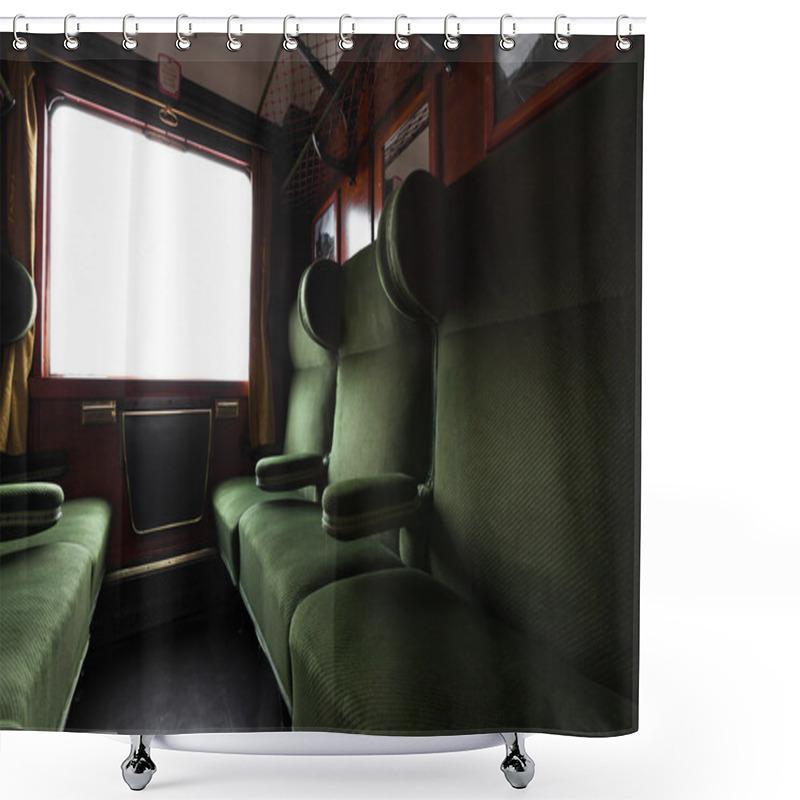 Personality  Antique Train Interior Shower Curtains