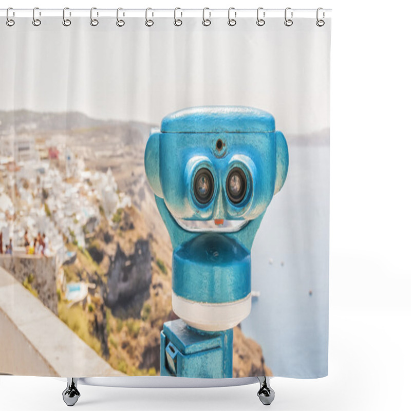 Personality  Tourist Binoculars Shower Curtains