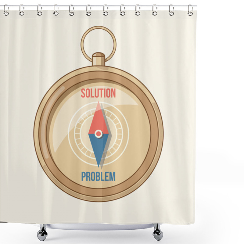 Personality  The Way To The Solution Shower Curtains