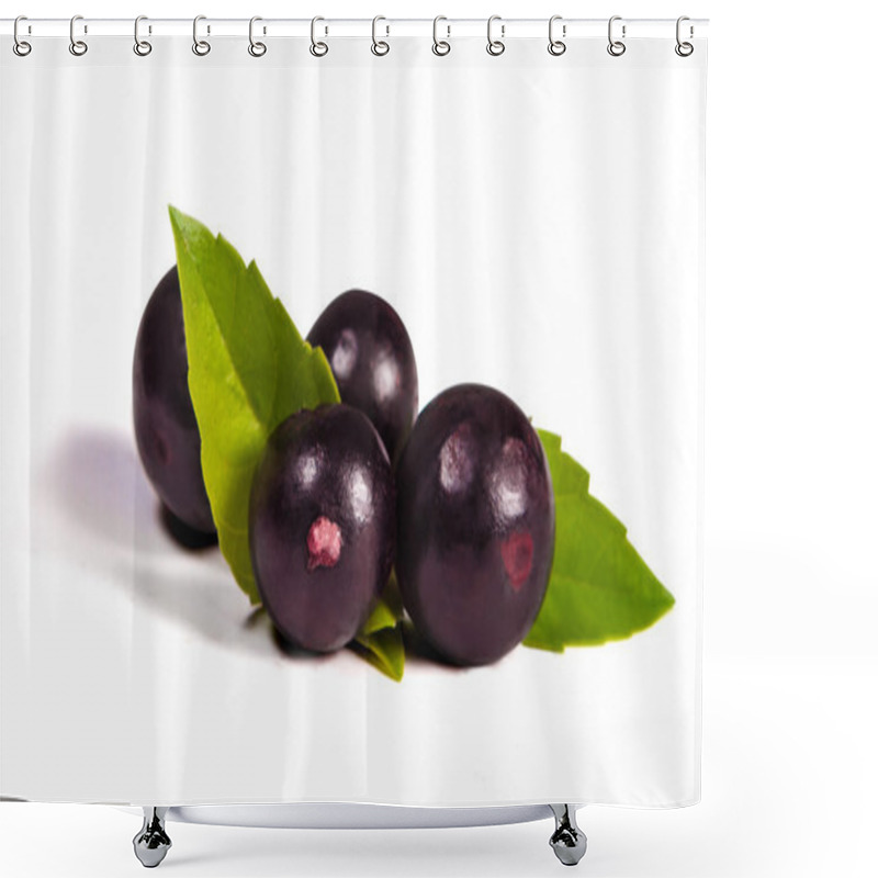 Personality  The Amazon Acai Fruit. Shower Curtains