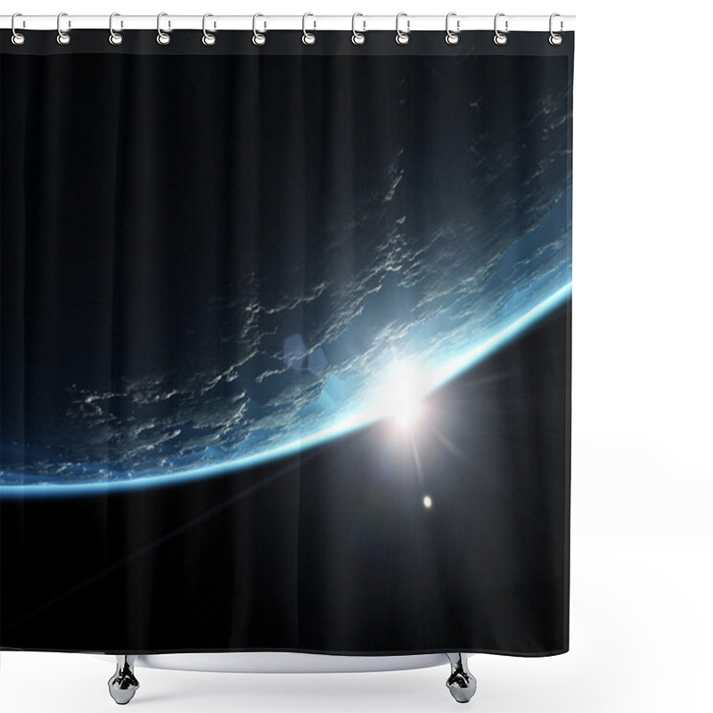 Personality  Planet Shower Curtains