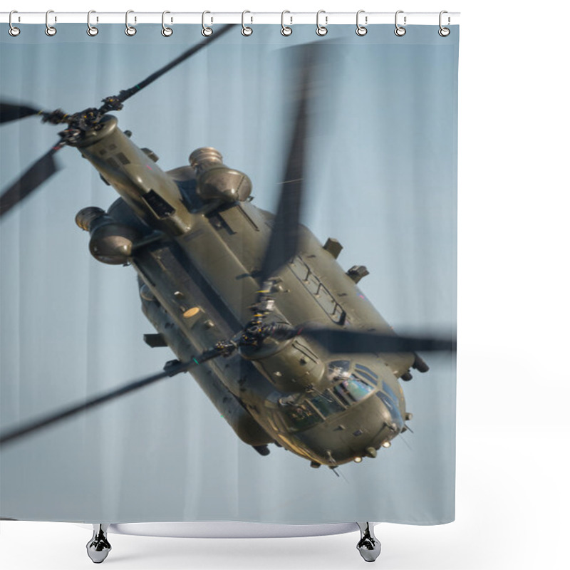 Personality  RAF Chinook Helicopter Shower Curtains