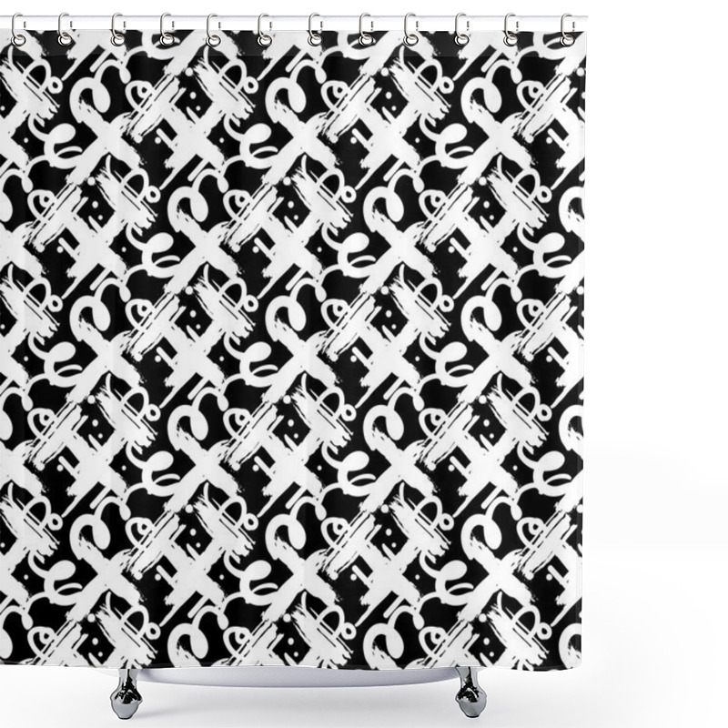 Personality  Abstract Seamless Pattern Shower Curtains