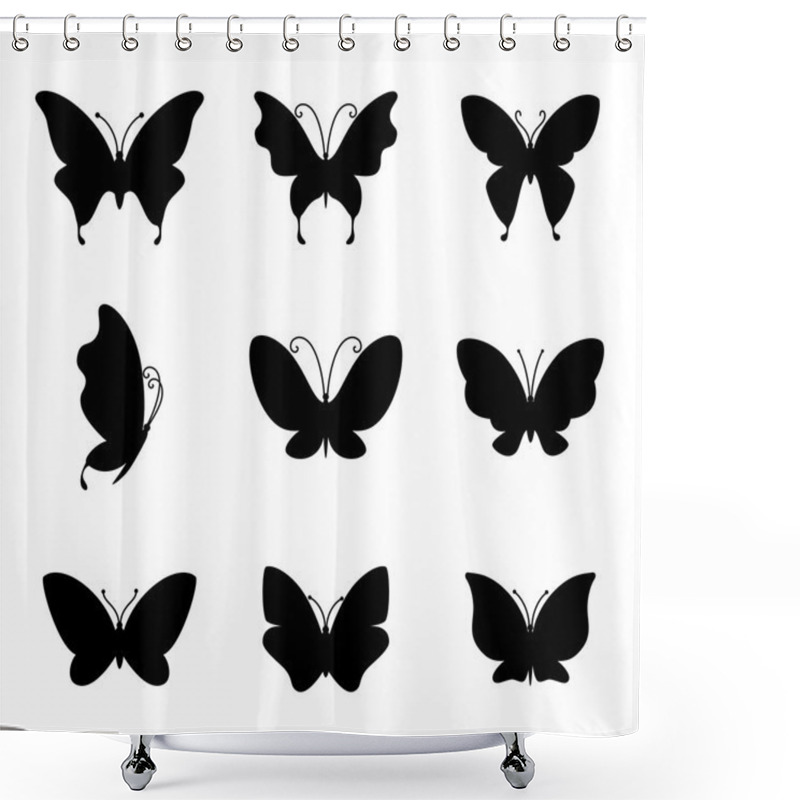 Personality  Butterfly Design. Shower Curtains