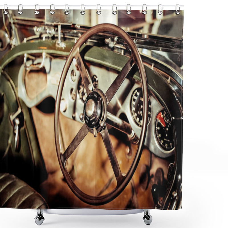 Personality  Classic Car Shower Curtains