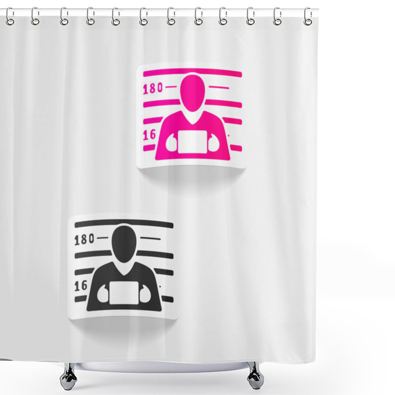 Personality  Realistic Design Element Shower Curtains