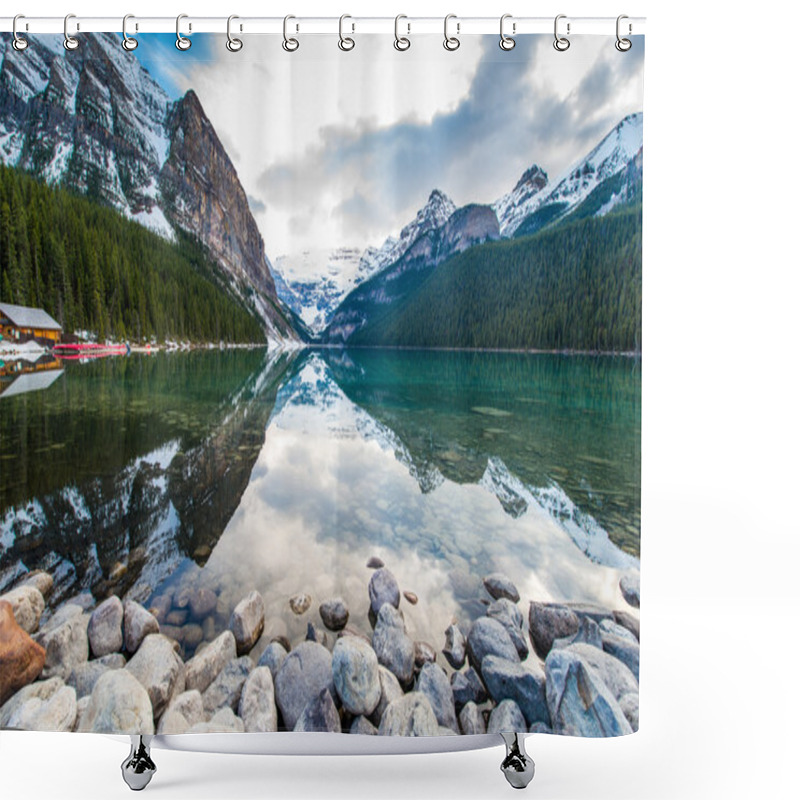 Personality  Lake Louise Shower Curtains