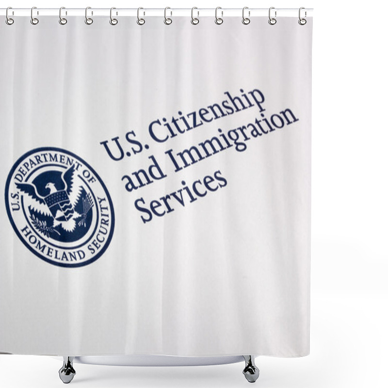 Personality  U.S. Department Of Homeland Security Logo Shower Curtains