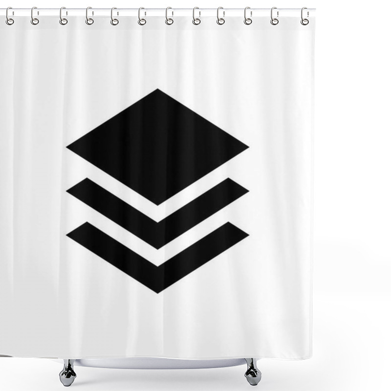 Personality  Layer Development Icon Shower Curtains