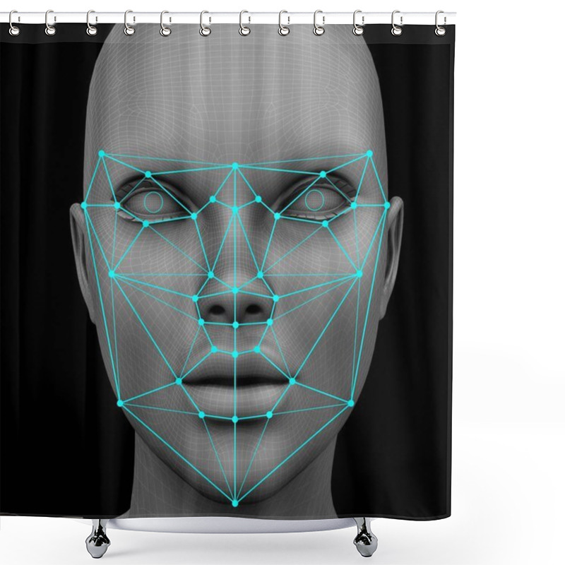 Personality  Biometric Facial Recognition Without Hair Shower Curtains