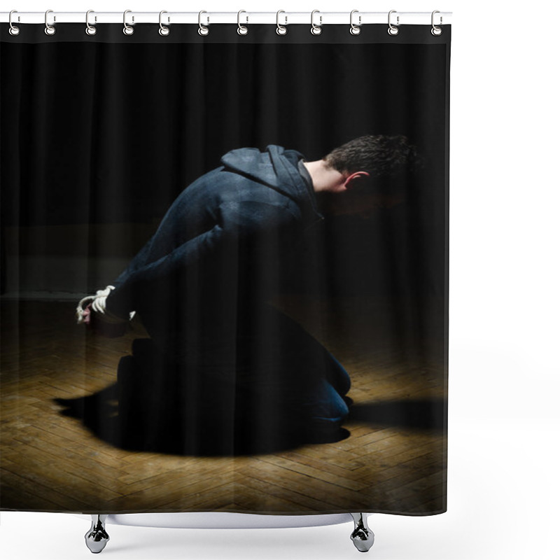 Personality  Captive Shower Curtains