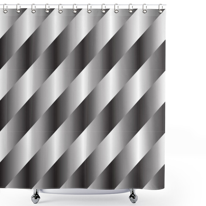 Personality  Seamless Stripes Pattern Shower Curtains