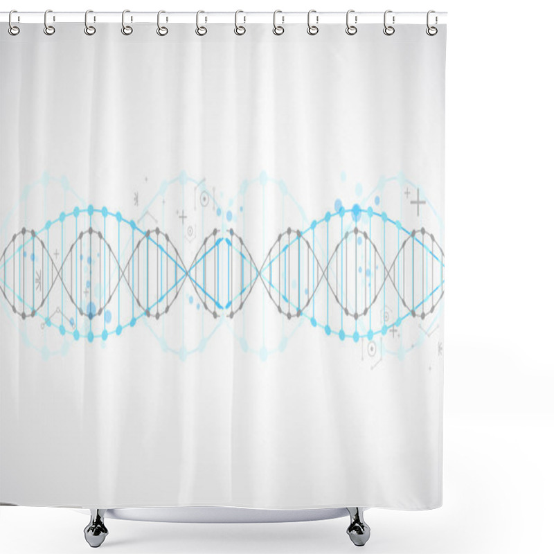 Personality  Science Template Banner Shower Curtains