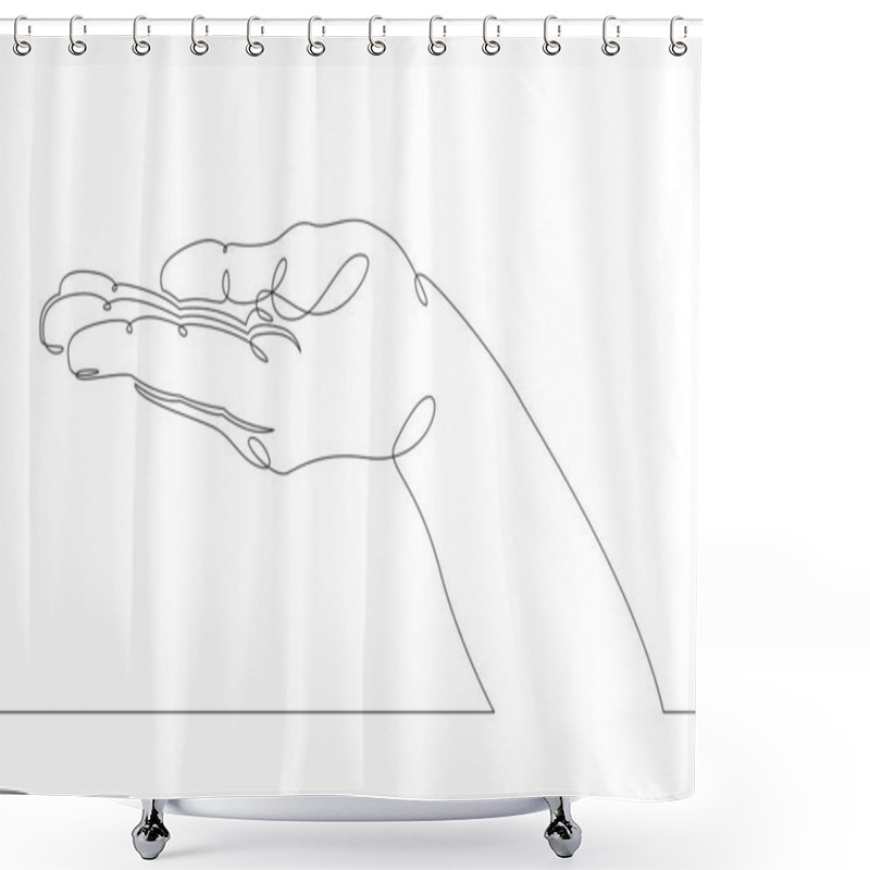 Personality  Hand Arm Finger  Object  Gesture  Sign  Palm  Fist Shower Curtains